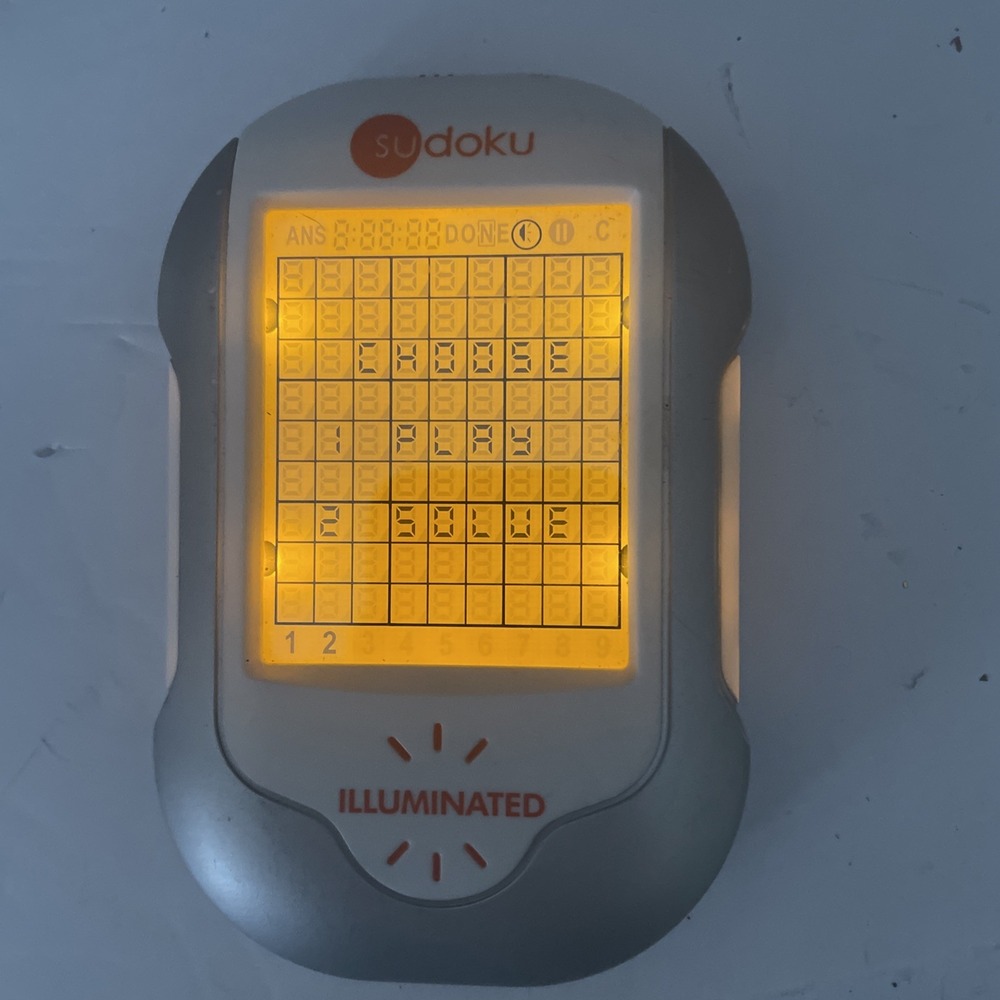 2006‎ Illuminated Sudoku Electronic Handheld Game